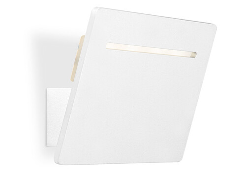 Seinavalgusti LUIGI valge, 19xH12 cm, LED