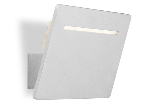 Seinavalgusti LUIGI hõbe, 19xH12 cm, LED