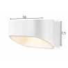 Seinavalgusti LIZZIE valge, 16xH7,5 cm, LED