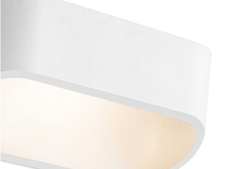 Seinavalgusti LIZZIE valge, 16xH7,5 cm, LED