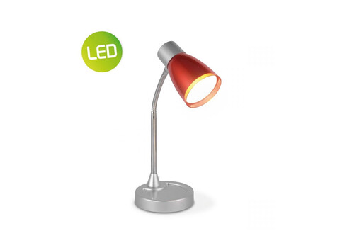 Lauavalgusti LUMY punane, D13xH28 cm, LED