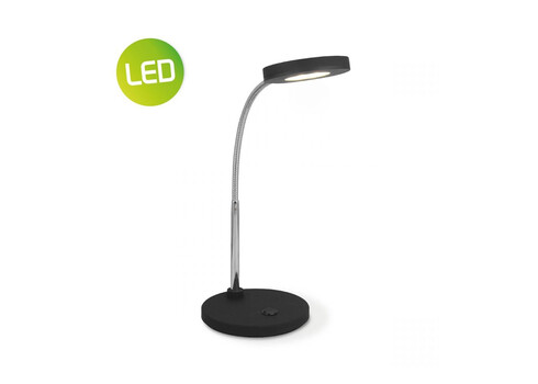 Lauavalgusti POLLY must, D14xH28 cm, LED