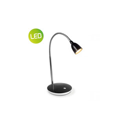 Lauavalgusti FLEXY must, D16xH41,5 cm, LED
