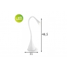 Lauavalgusti FLEX valge, D11xH48,5 cm, LED