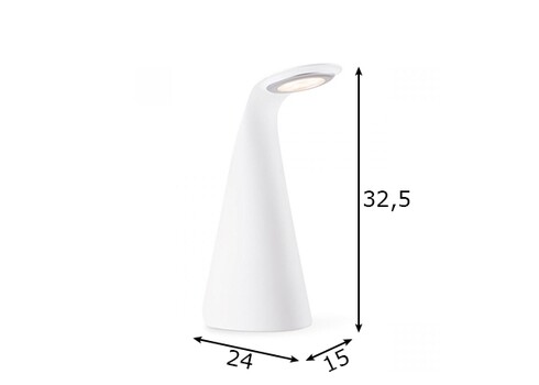 Lauavalgusti PART valge, 24x15xH32,5 cm, LED