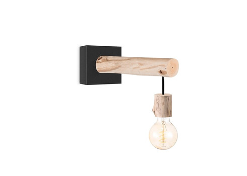 Seinavalgusti BILLY puit, 14x20xH22 cm, E27