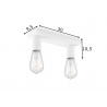 Kohtvalgusti NITRO valge, 30x9,5xH10,5 cm, LED