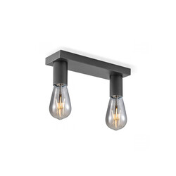 Kohtvalgusti NITRO must, 30x9,5xH10,5 cm, LED