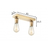 Kohtvalgusti NITRO pronks, 30x9,5xH10,5 cm, LED