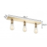 Kohtvalgusti NITRO pronks, 40,7x9,5xH10,5 cm, LED