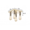 Kohtvalgusti NITRO pronks, 23x23xH10,5 cm, LED