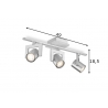 Kohtvalgusti CONCRETE hall, 49xH18,5 cm, LED