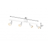 Kohtvalgusti ALBA valge, 81xH17 cm, LED