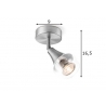 Kohtvalgusti VAYA hall, D9xH16,5 cm, LED