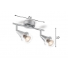 Kohtvalgusti VAYA hall, 26xH19 cm, LED