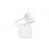 Kohtvalgusti BOLLO valge, 11,5x35xH11,5 cm, LED
