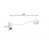 Kohtvalgusti BOLLO valge, 11,5x35xH11,5 cm, LED