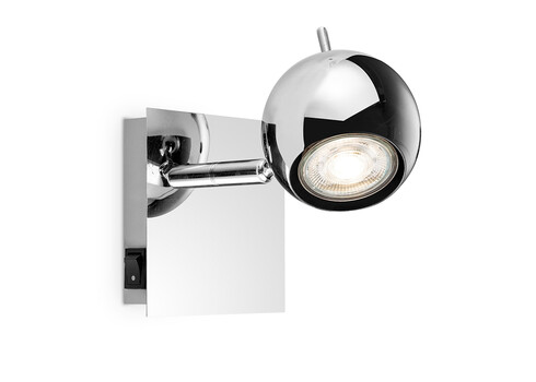 Kohtvalgusti BOLLO kroom, 11,5x11,5xH14 cm, LED
