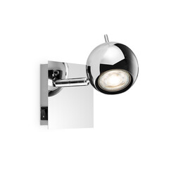 Kohtvalgusti BOLLO kroom, 11,5x11,5xH14 cm, LED