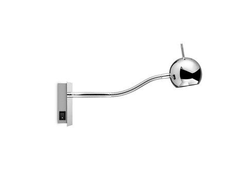 Kohtvalgusti BOLLO kroom, 11,5x35xH11,5 cm, LED