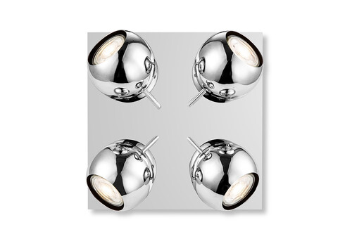 Kohtvalgusti BOLLO kroom, 22x22xH14 cm, LED