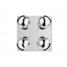 Kohtvalgusti BOLLO kroom, 22x22xH14 cm, LED