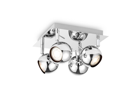 Kohtvalgusti BOLLO kroom, 22x22xH14 cm, LED