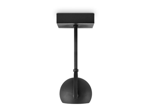 Kohtvalgusti NOP must, 9,5x9,5xH24 cm, LED