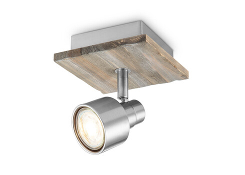 Kohtvalgusti DRIFT hall / pruun, 12x12xH15 cm, LED