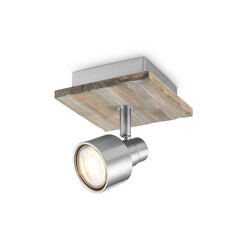 Kohtvalgusti DRIFT hall / pruun, 12x12xH15 cm, LED