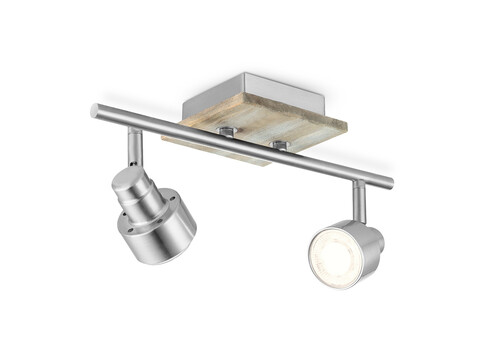 Kohtvalgusti DRIFT hall / pruun, 33,5xH17,5 cm, LED