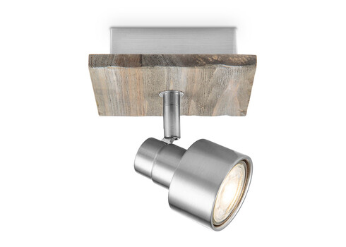 Kohtvalgusti DRIFT hall / pruun, 12x12xH15 cm, LED