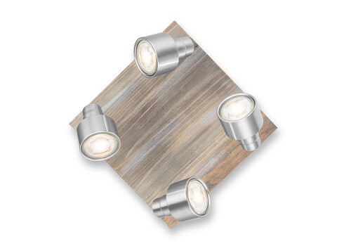 Kohtvalgusti DRIFT hall / pruun, 23x23xH15 cm, LED