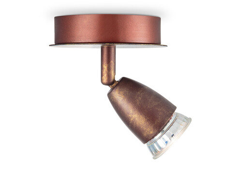 Kohtvalgusti CURL pronks, D11,5xH13,5 cm, LED