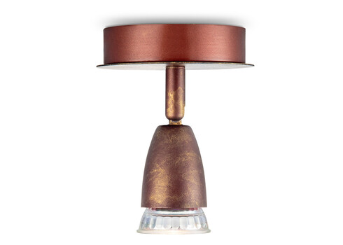 Kohtvalgusti CURL pronks, D11,5xH13,5 cm, LED