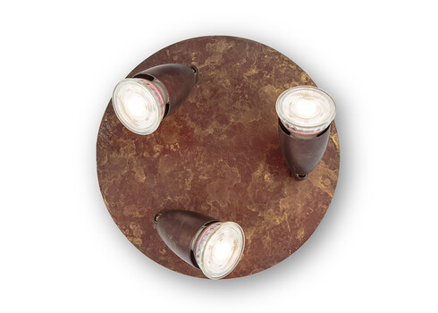 Kohtvalgusti CURL pronks, D22xH13,5 cm, LED