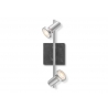 Kohtvalgusti STONE metall / must, 33,5xH17 cm, LED