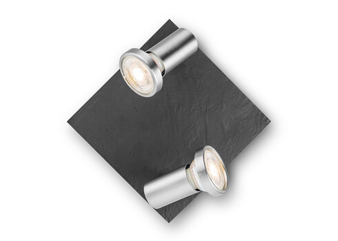 Kohtvalgusti STONE metall / must, 16,5x16,5xH14,5 cm, LED