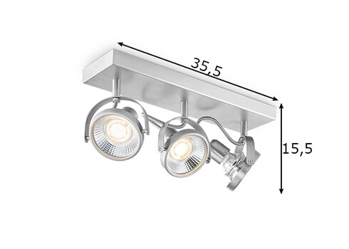 Kohtvalgusti YAYA metall, 35,5xH15,5 cm, LED