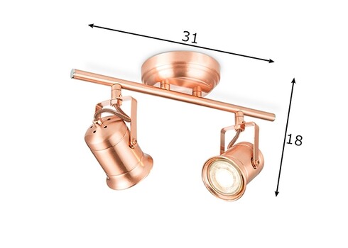 Kohtvalgusti VENN vask, 31xH18 cm, LED