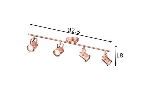 Kohtvalgusti VENN vask, 82,5xH18 cm, LED