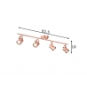 Kohtvalgusti VENN vask, 82,5xH18 cm, LED