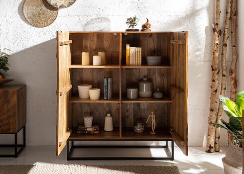 Kummut SCORPION mango, 100x45xH120 cm