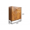 Kummut SCORPION mango, 100x45xH120 cm