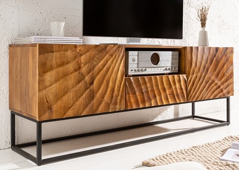 Tv-alus SCORPION mango, 160x40xH65 cm