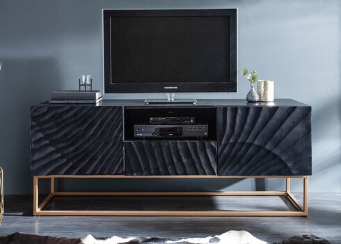 Tv-alus SCORPION must, 160x40xH65 cm