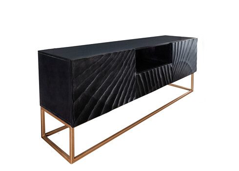 Tv-alus SCORPION must, 160x40xH65 cm