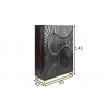 Baarikapp SCORPION must, 95x42xH141 cm
