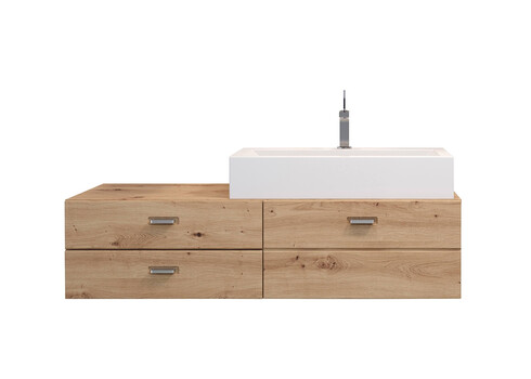 Valamukapp GEO + valamu tamm, 140x53xH50 cm