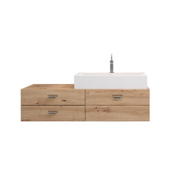 Valamukapp GEO + valamu tamm, 140x53xH50 cm